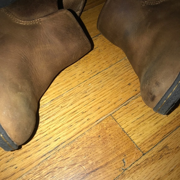 BOC Born Brown Oiled Leather Round Toe Pumps - Picture 5 of 7